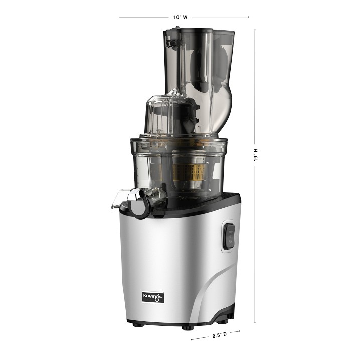  Kuvings Whole Slow Juicer REVO830W Cold Press Masticating Juicer  Machine, Extra Wide 88mm & 48mm Food Chutes, Quiet Strong Motor Auto-Cut  Fruits & Veggies, Smoothie Sorbet Attachment