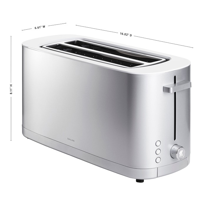 Cafe 2-Slice White 1600-Watt Toaster in the Toasters department at