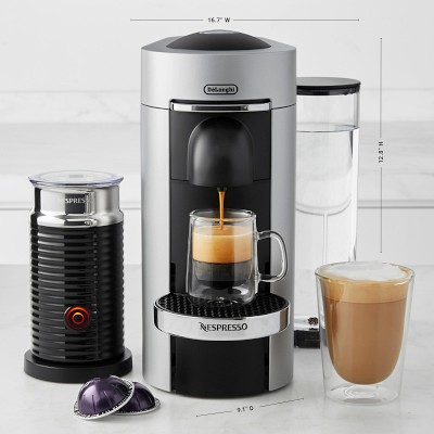 Nespresso VertuoPlus Deluxe Coffee & Espresso Machine with Aeroccino ...