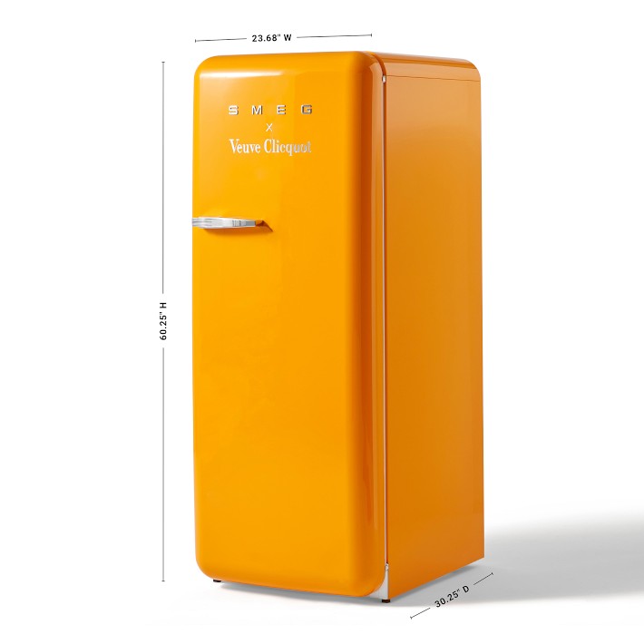 veuve clicquot brut smeg fridge