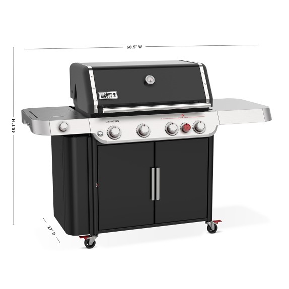 Weber Genesis E-435 LP Gas Grill & Grill Cover | Williams Sonoma