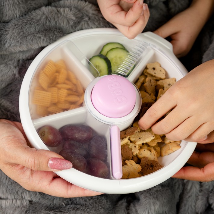 Gobe Kids Lunchbox with Snack Spinner Sage Green