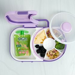 12) BENTGO LUNCH BOXES & (4) GOBE SNACK SPINNER CONTAINERS