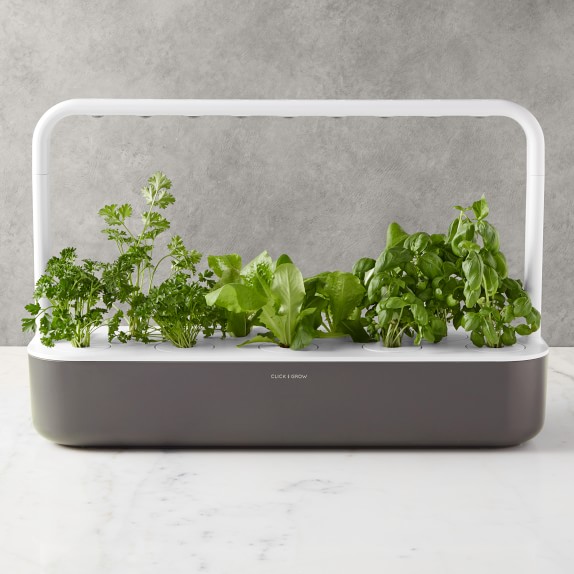 Click and Grow Smart Garden 9 Pod Grey Indoor Gardens