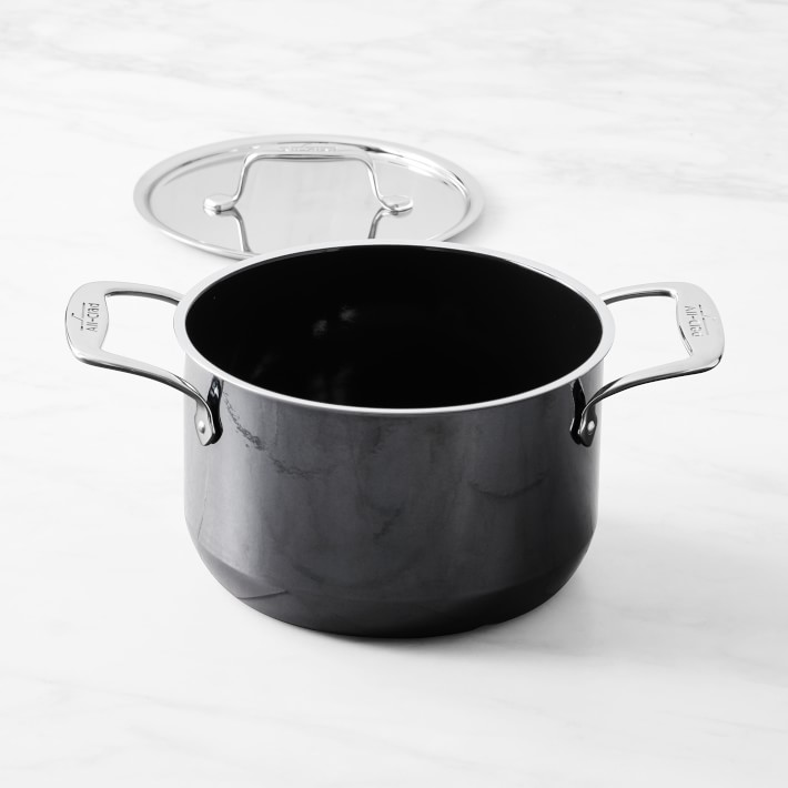 All-Clad Fusiontec 4-Quart Natural Ceramic Soup Pot Black
