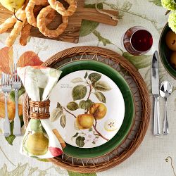 Williams Sonoma Thanksgiving Plates - Happy Happy Nester