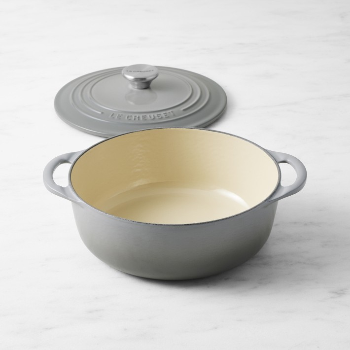 Williams-Sonoma - Summer 2020 - Le Creuset Enameled Cast Iron Shallow Fry  Pan, 9 3/4, Meringue