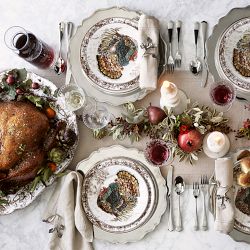 Williams Sonoma Thanksgiving Plates - Happy Happy Nester