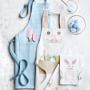 Embroidered Bunny Towels Set Of 2 F 