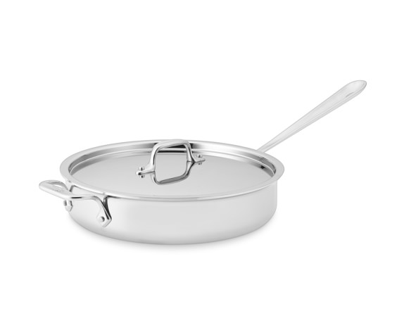 All-Clad D3 Tri-Ply Stainless-Steel Traditional Covered Frying Pan