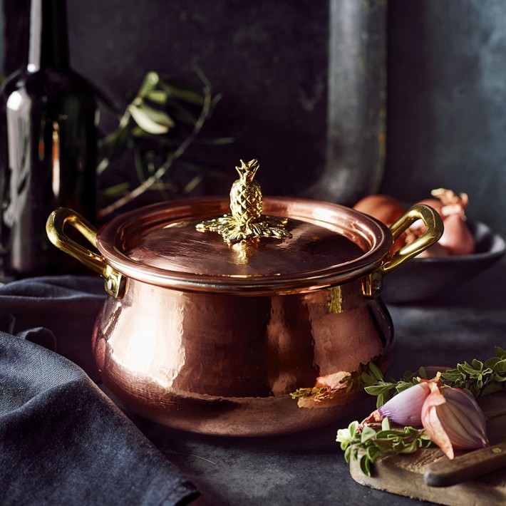 Ruffoni Historia Decor 5-Piece Cookware Set, Copper