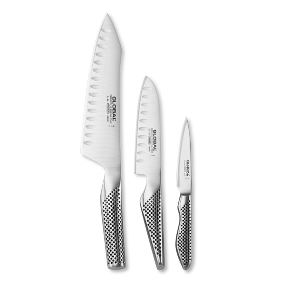 Global Classic 3Piece Master Chef Knife Set Williams Sonoma