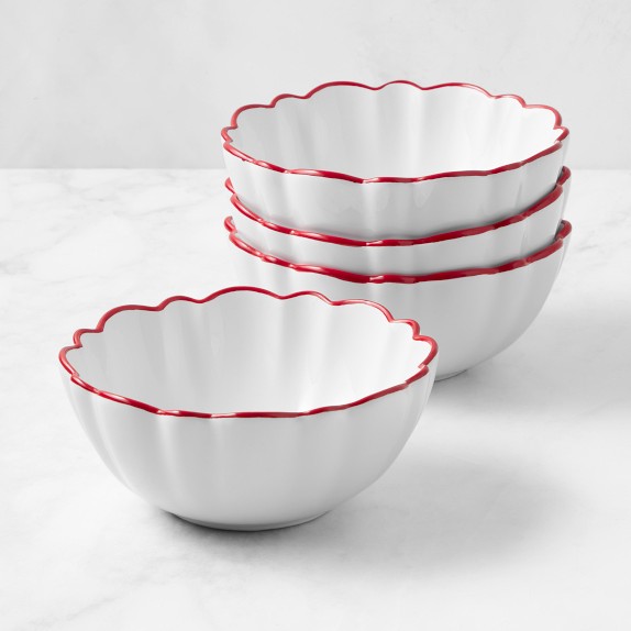 PEANUTS™ Holiday Cereal Bowls, Set of 4 Williams Sonoma
