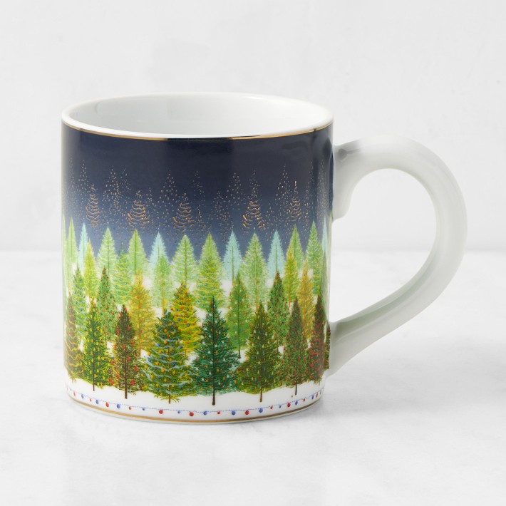 Holiday Bear Personalized Tall Latte Christmas Mug