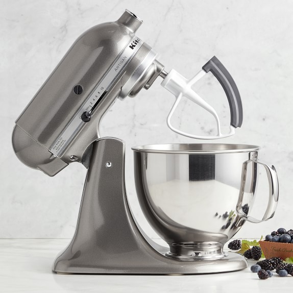 KitchenAid 5-Quart Stand Mixer with Glass Bowl and Flex Edge Beater