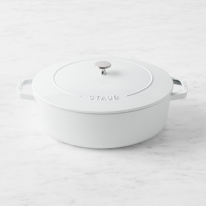 Staub Enameled Cast Iron Wide Oval Dutch Oven, 6 1/2-Qt.
