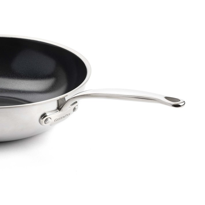 GreenPan™ Premiere Ceramic Nonstick 12-In Covered Wok with Helper Handle