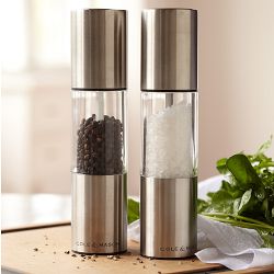 Stainless Steel Combination Salt & Pepper Mill - Cooks' Nook