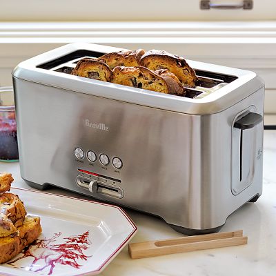  Breville BTA730XL Stainless Steel Long Slot ToasterThe Bit  More 4-Slice Toast: Home & Kitchen