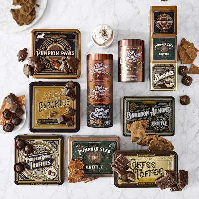 Williams Sonoma Fall Hot Chocolate Stacker & Pumpkin Marshmallows