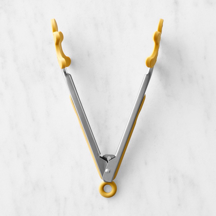 9 Stainless Tong w/ Yellow Handle