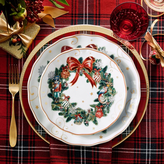 Twas the Night Before Christmas Salad Plates - Set of 4 - Mixed ...