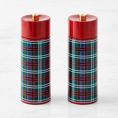 Williams Sonoma Traditional Red Salt and Pepper Grinders Set