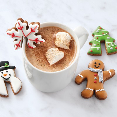 Williams-Sonoma - December 2019 - Williams Sonoma Gingerbread Folks Mug  Topper, Set of 4