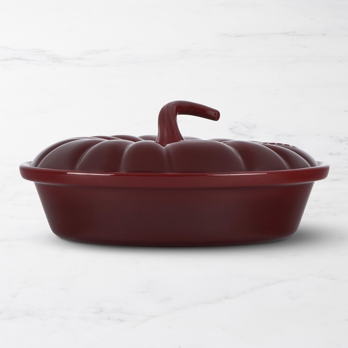 Le Creuset Stoneware 9 Pumpkin Shaped Baker with Lid