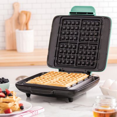 Waffle Wow! Thanksgiving Turkey Mini Waffle Maker - Make Holiday Breakfast Special for Kids & Adults w/Cute Design, 4 Waffler Iron Electric Nonstick