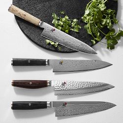 Mini Pocket Knife Set Damascus Utility Chef Knife Cleaver Cutter