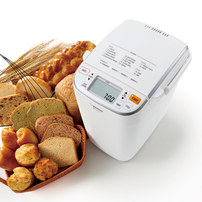 Zojirushi Home Bakery Mini Breadmaker White Finish