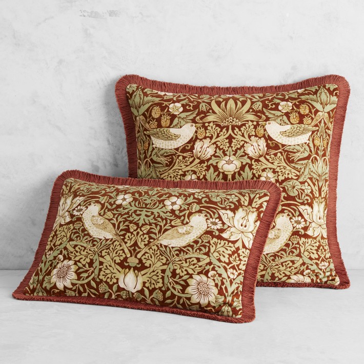 Williams Sonoma Home x Morris & Co. Strawberry Thief Pillow Williams