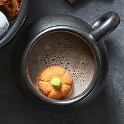 Williams Sonoma Fall Hot Chocolate Stacker & Pumpkin Marshmallows