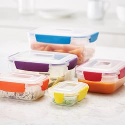 Bentgo Prep 2-Compartment Snack Container, 20 Pc. Set, Sky