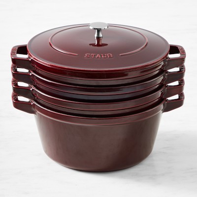 Staub Cast Iron 2.9-qt Daily Pan with Glass Lid - Grenadine, 2.9-qt -  Gerbes Super Markets