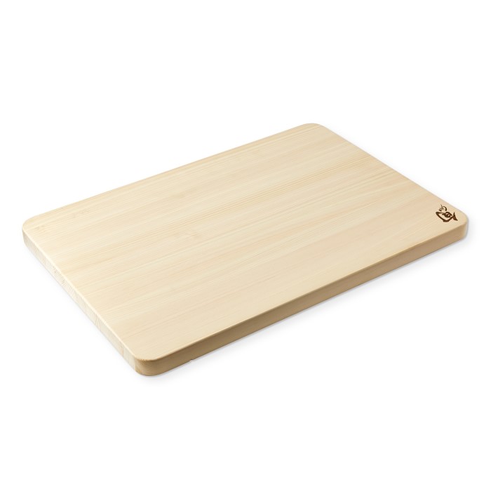 Shun Hinoki Large Cutting Board with Well Williams Sonoma