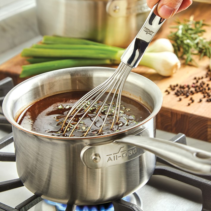 All-Clad TK™ 5-Ply Copper Core 3-qt sauce pan with Lid. It's a