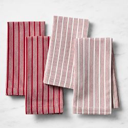 Country Red Striped Linen Napkins - Set of 6 – HeritageHome