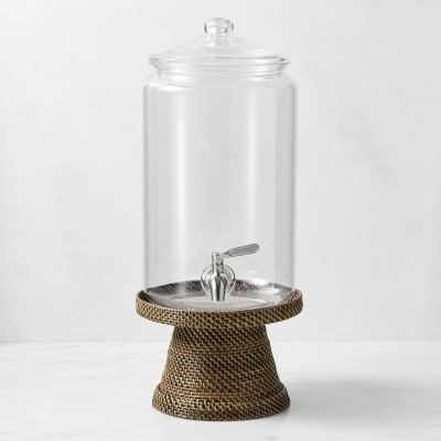 Williams Sonoma Glass Beverage Dispenser