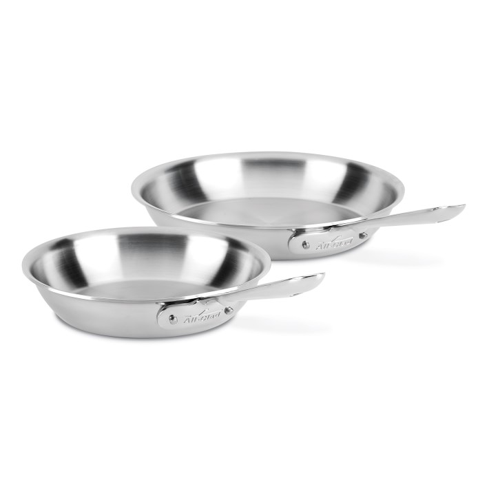 Williams Sonoma All-Clad d5 Stainless-Steel French Skillets, Set