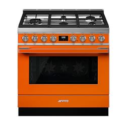 Smeg 974014 2 piece Orange Kitchen Appliances Package