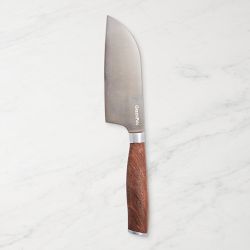 Premiere Titanium Cutlery 2-Piece Santoku Knife Set with Walnut