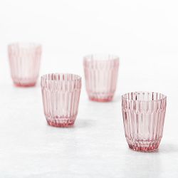 Tall Water Glasses: Pink Punch 