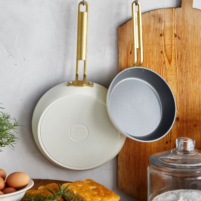 9 Inch Healthy Green Ceramic Non Stick Fry/Frying Pans,Small  egg/Omelet/Omelette 