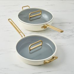 Williams Sonoma GreenPan™ Stanley Tucci™ Ceramic Nonstick 4-Piece Fry Pan  Set