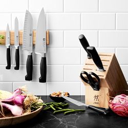 Zwilling J. A. Henckels - Four Star Cutlery Set with Knife Block &  Sharpening Steel, 8 Pieces