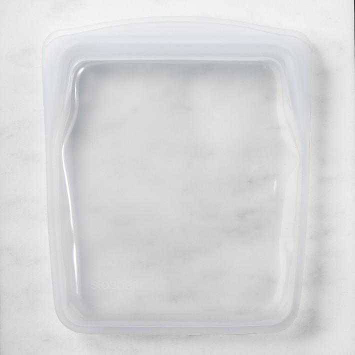 Annova Stasher Reusable Silicone Bag, Clear