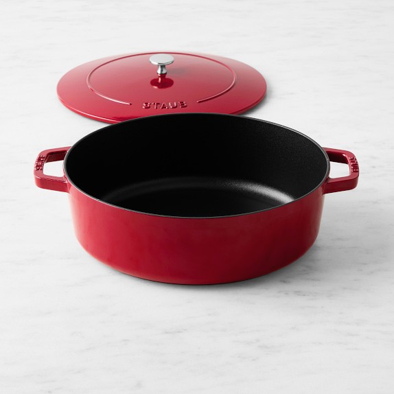 Staub Enameled Cast Iron Wide Oval Dutch Oven, 6 1/2Qt. Williams Sonoma