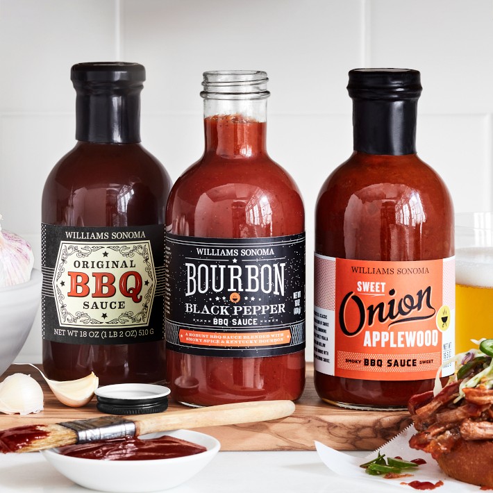 Williams Sonoma Gourmet Bourbon & Black Pepper BBQ Sauce Williams Sonoma
